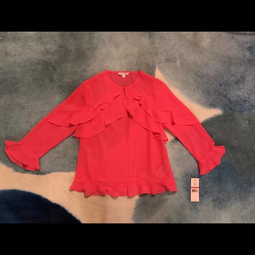 NWT Nanette Lepore Pink Summer Blouse
